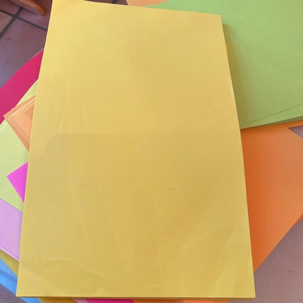 Multi color printer paper
